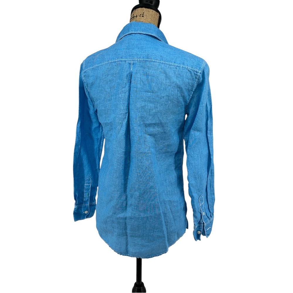 Tommy Bahama Teal and Denim Button Down Shirts - Picture 4 of 16